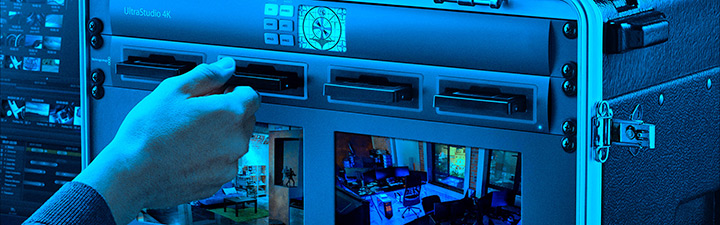 Media lab equipment and technician